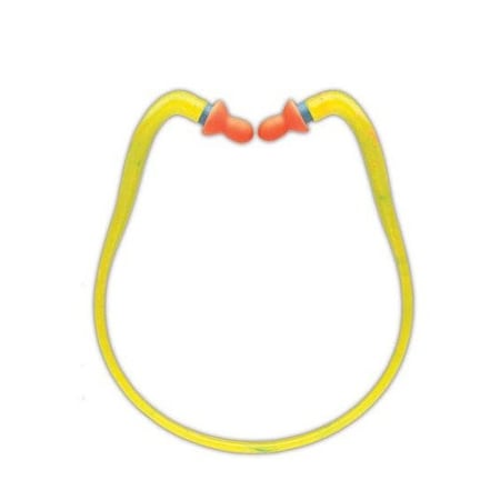 Honeywell Howard Leight Polyurethane Foam Ear Plugs, Bell Shape, 27 dB, Orange QB1HYG